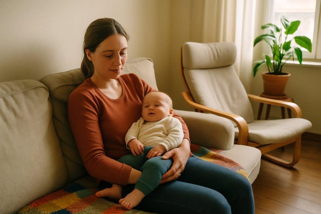 Baby schläft nur mit Körperkontakt: warum das normal ist und was hilft